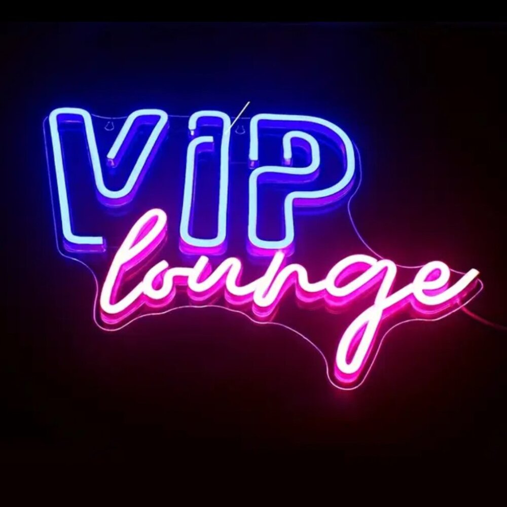 VIP LOUNGE NEON LED SIGN - Picture 2 of 5